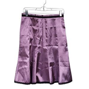 Ingredients Vintage Y2K Skirt 6 Purple Satin & Lace